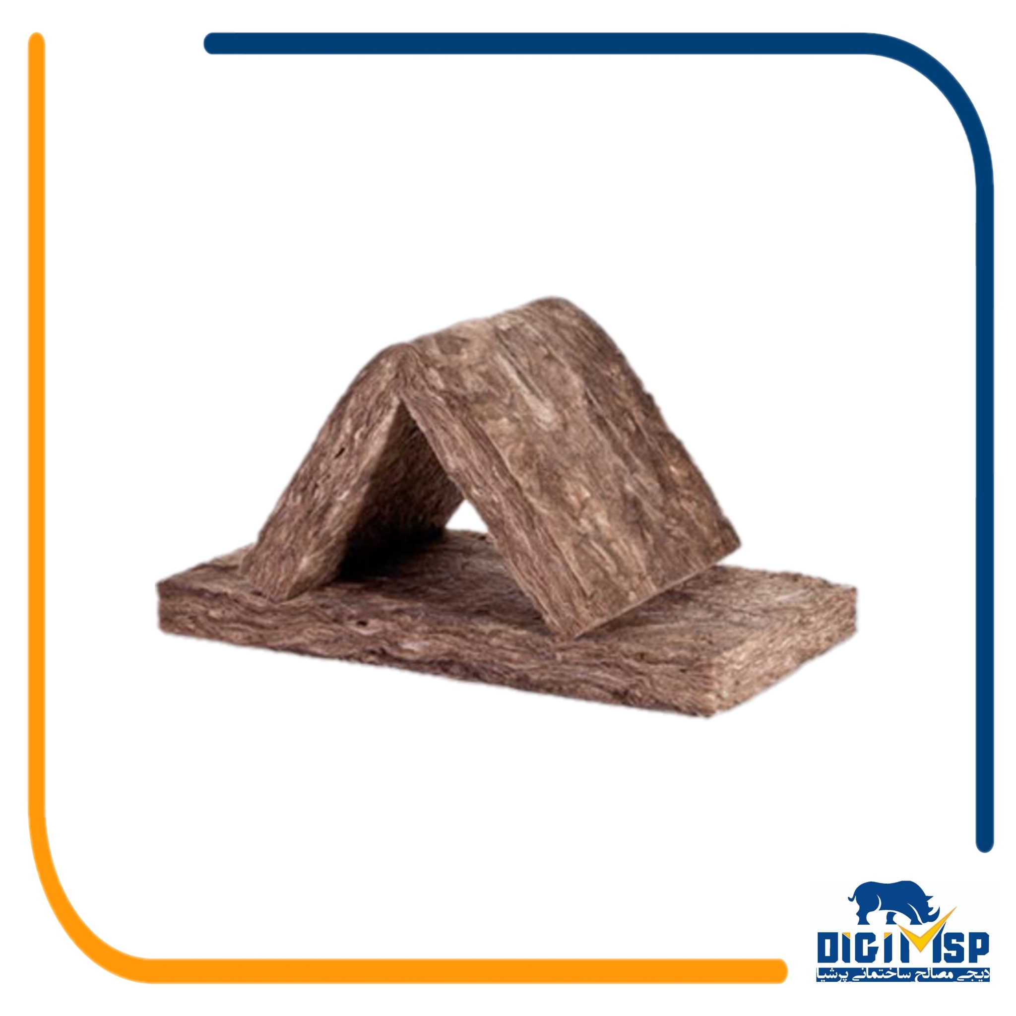  عایق پشم معدنی (پشم سنگ ) با ضخامت 1200*600*50 